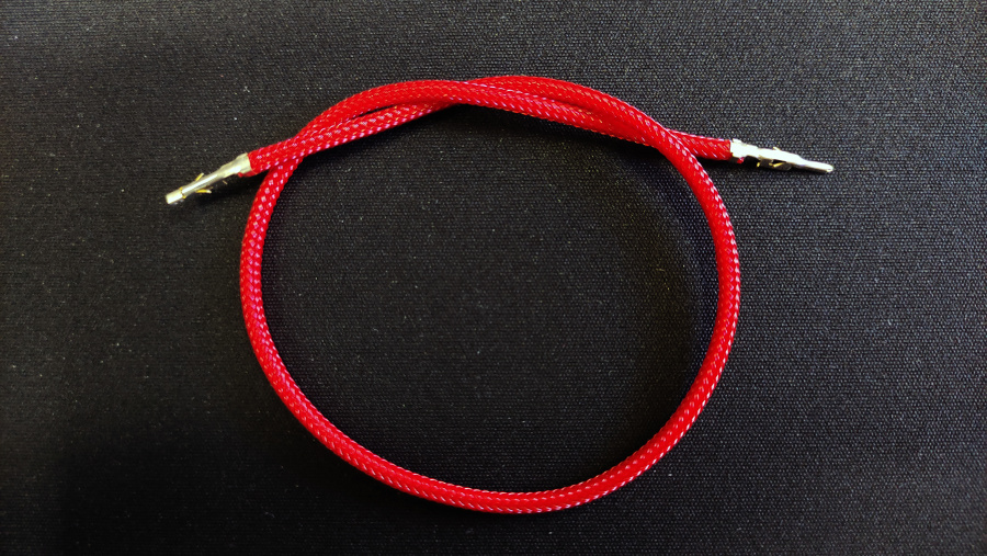 Провод питания Sleeved Wire 30cm Red (в оплетке) [ 12005 ]