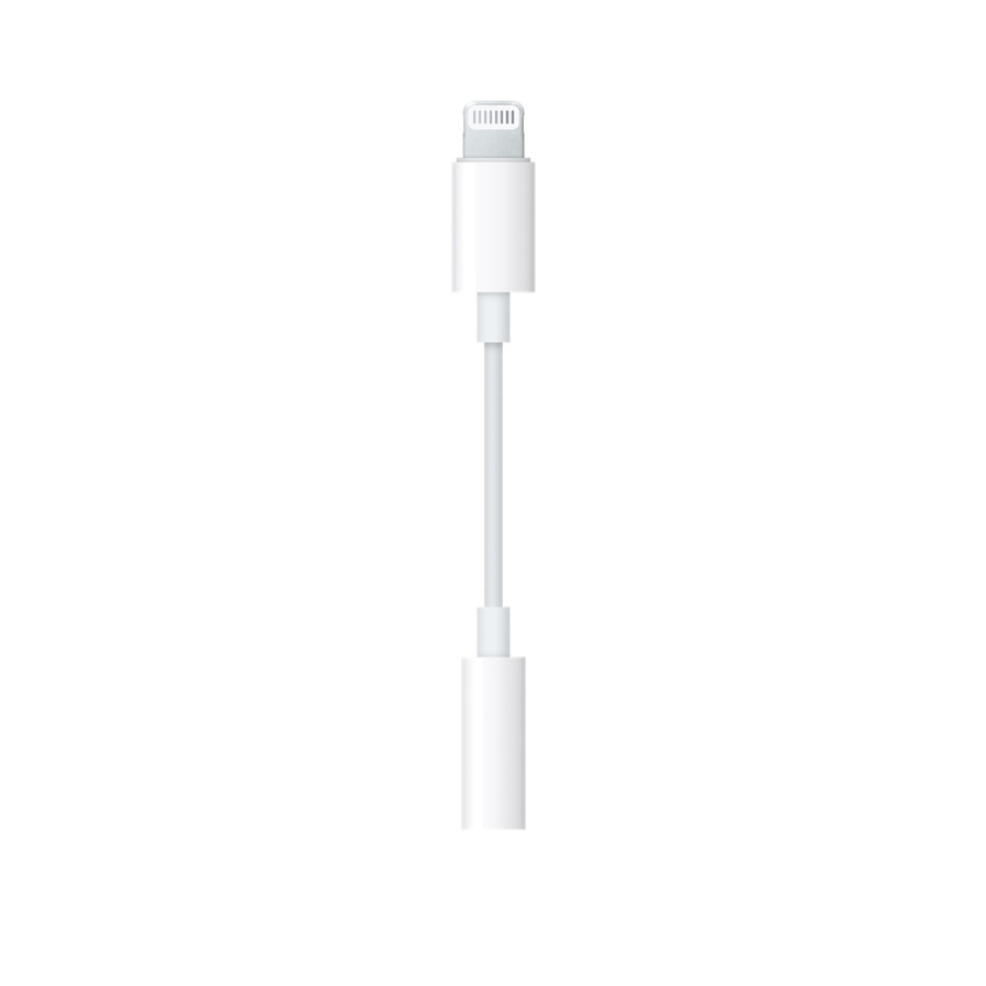 Адаптер Apple Lightning to 3.5 mm (белый, Lightning to 3.5 mm Headphone Jack Adapter) [ MMX62ZM/A ]