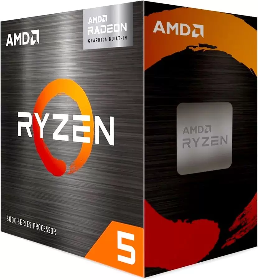Процессор AMD Ryzen 5 5600G Box (S-AM4, ядер: 6, потоков: 12, 3.9-4.4 GHz, L2: 3MB, L3: 16 MB, VGA Radeon Vega 7, TDP 65W) 100-100000252BOX
