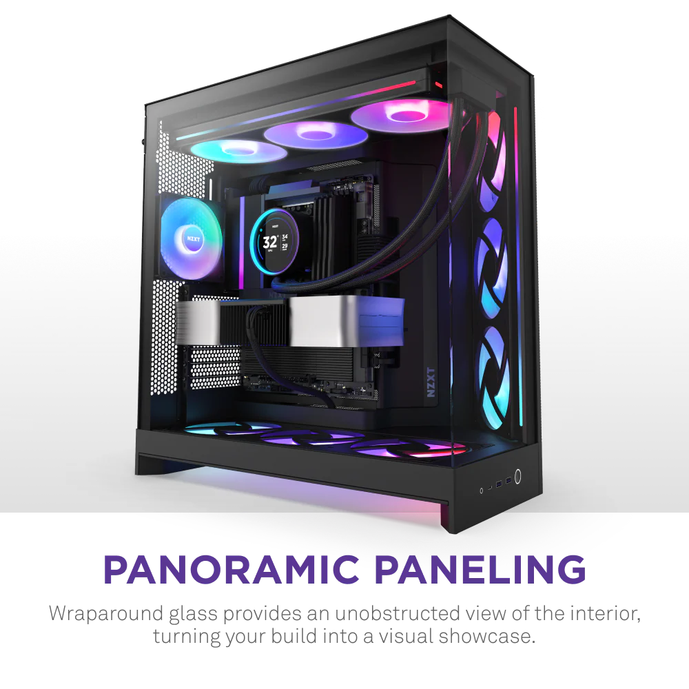 Корпус без блока питания NZXT H9 Flow RGB CM-H92FB-R1