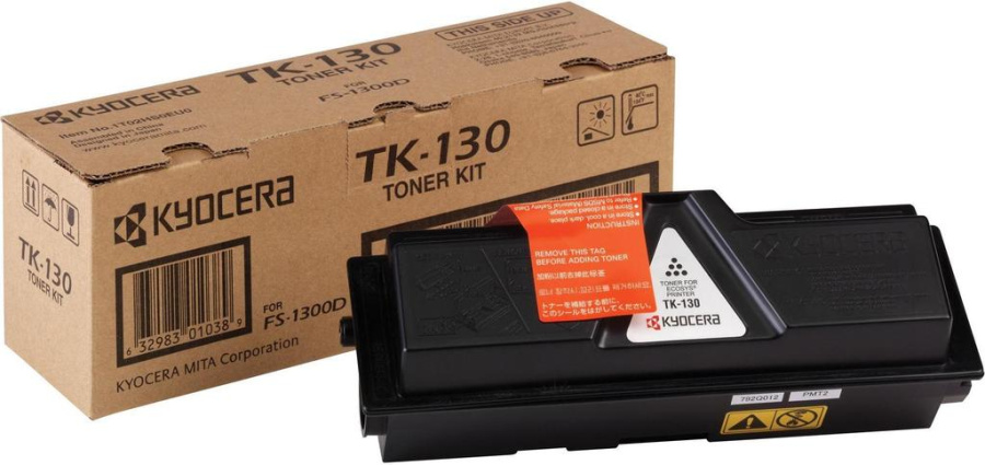 Картридж Kyocera TK-130 [ TK-130 ] (black) для FS-1300D/1300DN/1028/1128