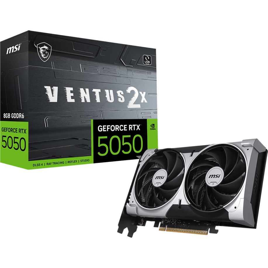 Видеокарта MSI GeForce RTX 5050 8G VENTUS 2X