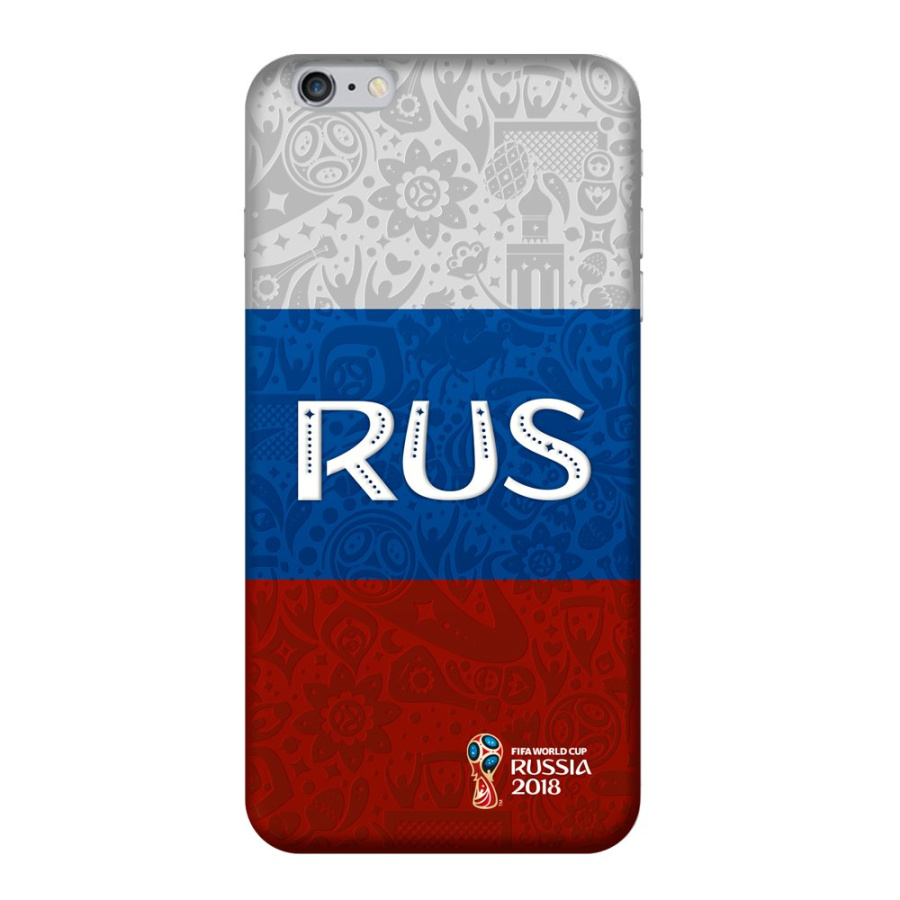 Чехол для Apple iPhone 6/6S Plus, Deppa (FIFA_Flag Russia) [ 104187 ]