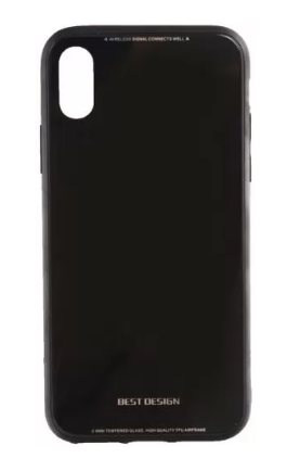 Накладка для Apple iPhone X, TFN (черный, поликорбанат) [ TFN-RS-07-008GCBK ]